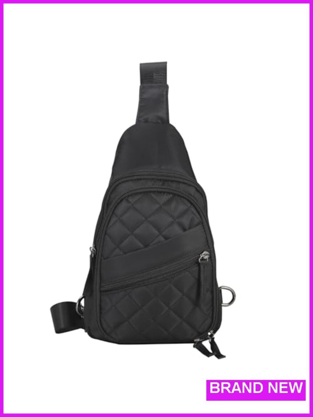 Concealed Carry Crossbody Nylon Sling with RFID Protection, Quick-Draw Access